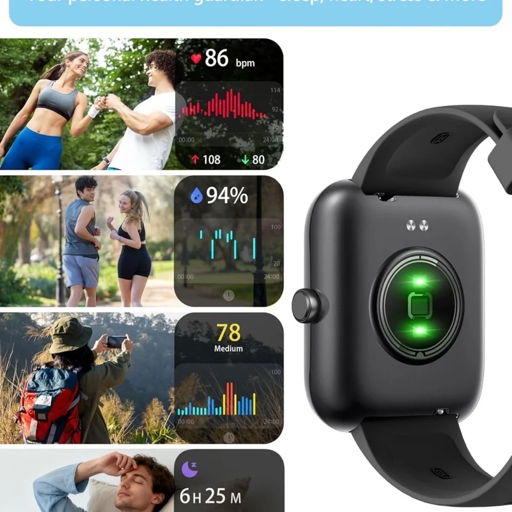 Smartwatch with two Bands NWT - Picture 4 of 8